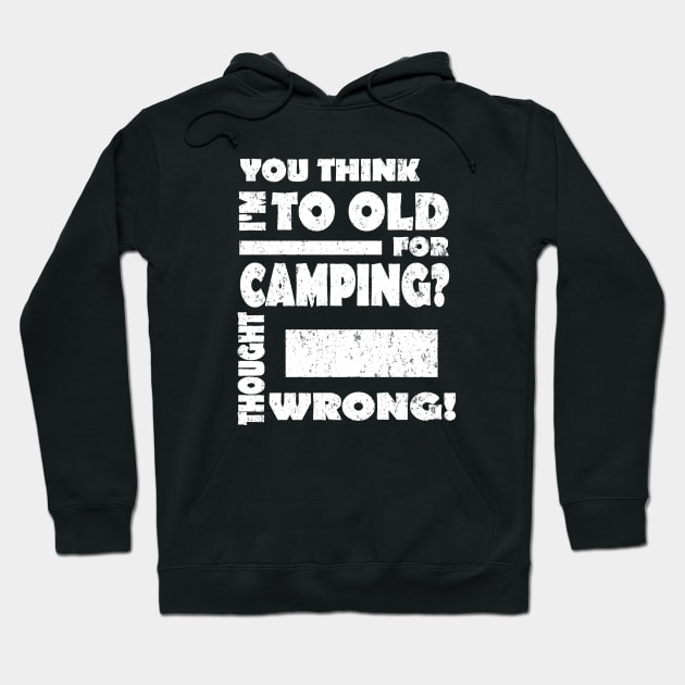 Camping Seniors Retirement Plan Caravan Hoodie by FindYourFavouriteDesign